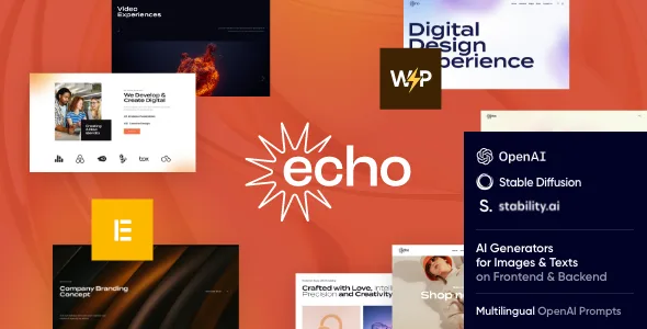 Echo – Digital Marketing & Creative Agency WordPress Theme