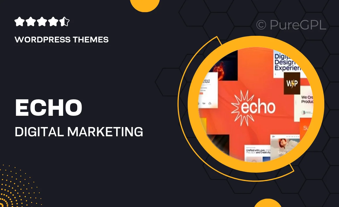 Echo – Digital Marketing & Creative Agency WordPress Theme