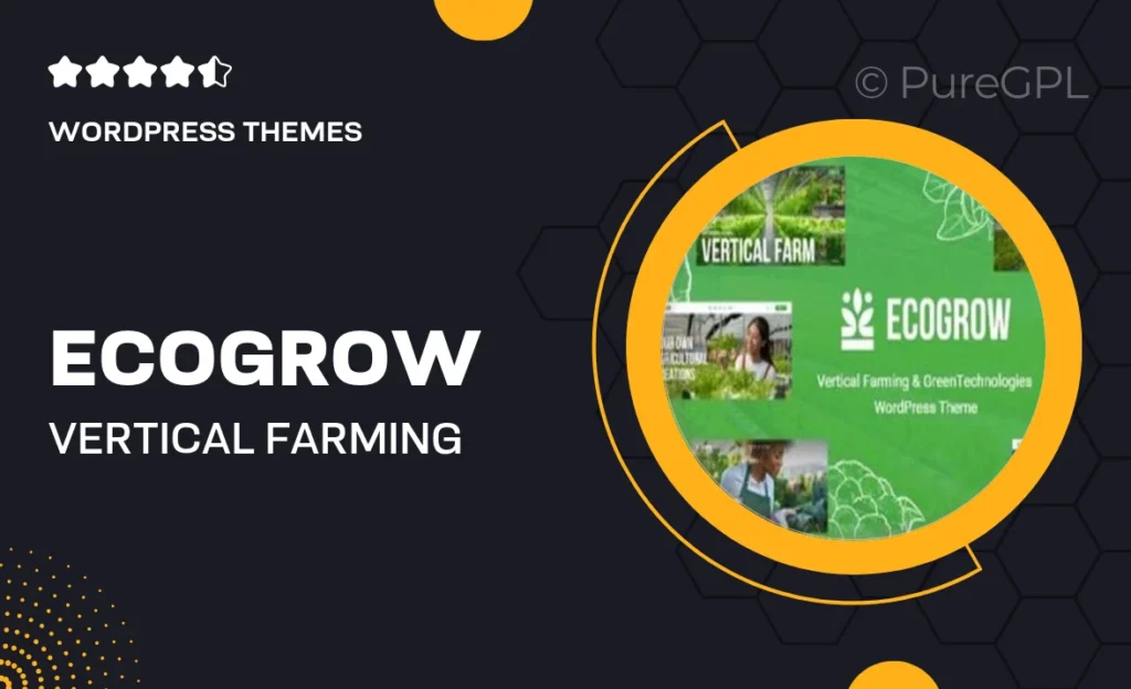 EcoGrow – Vertical Farming & Green Technologies WordPress Theme + AI 4 EcoGrow – Vertical Farming & Green Technologies WordPress Theme + AI
