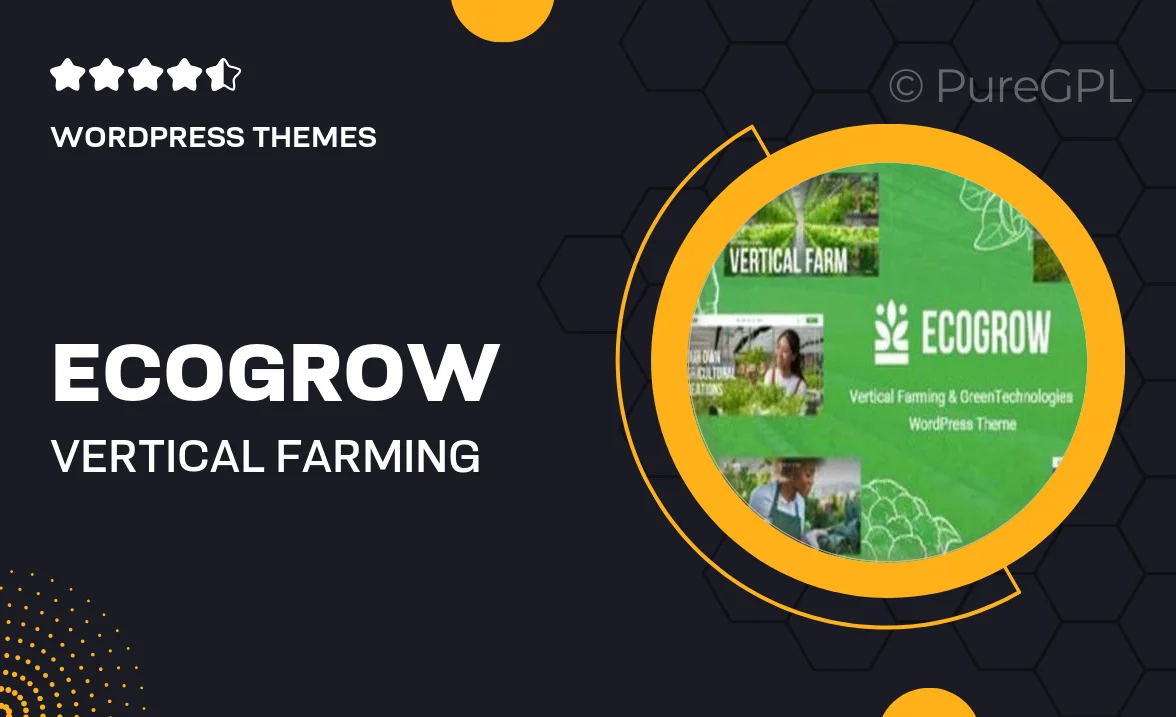 EcoGrow – Vertical Farming & Green Technologies WordPress Theme + AI