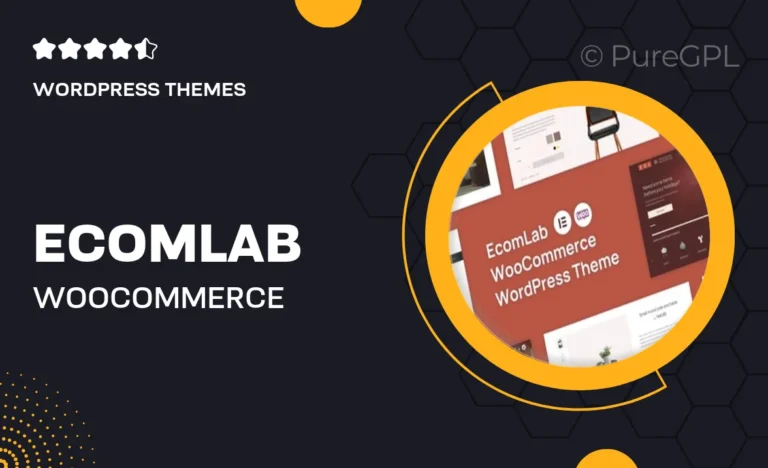 ecomlab woocommerce wordpress theme
