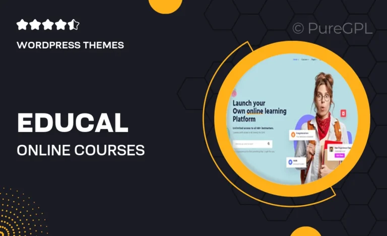 educal online courses education wordpress theme rtl