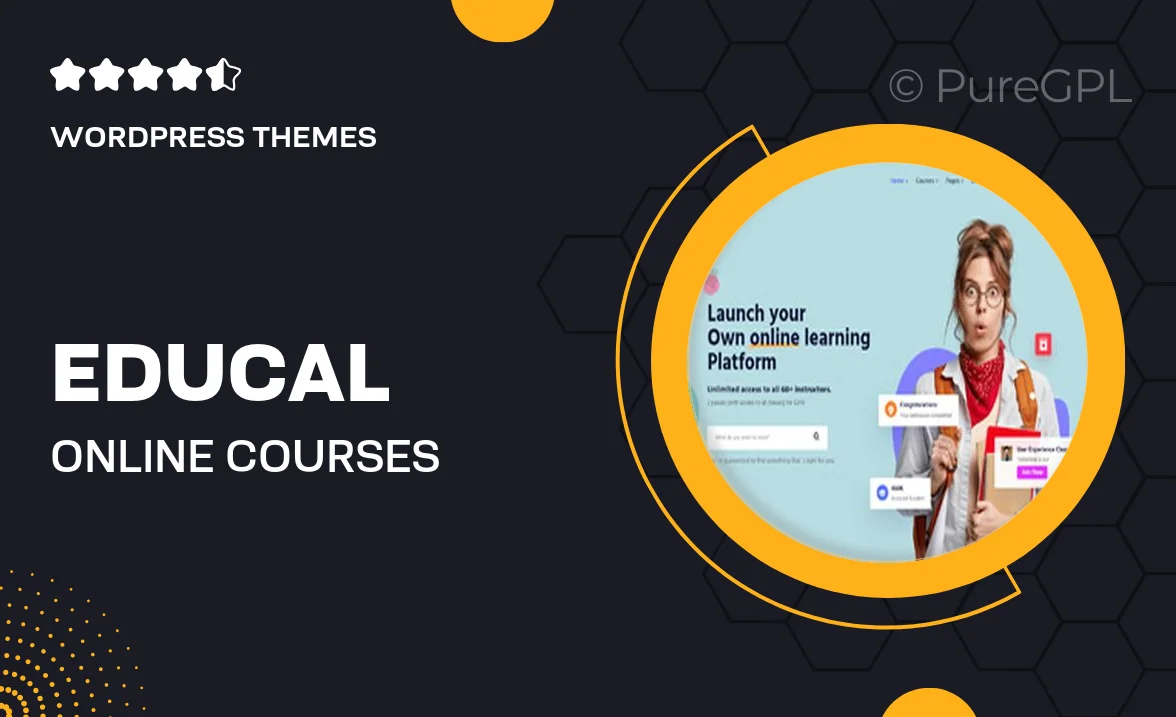 Educal – Online Courses & Education WordPress Theme + RTL