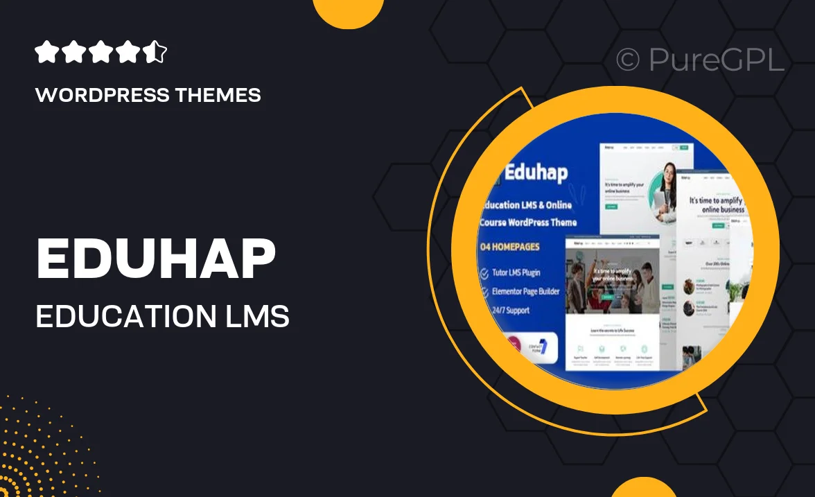 Eduhap – Education LMS WordPress Theme