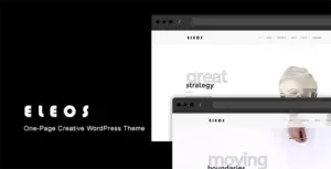 Eleos – One-Page Creative WordPress Theme