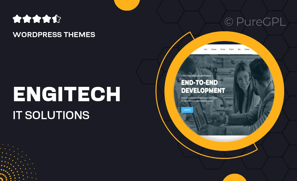 Engitech – IT Solutions & Services WordPress Theme