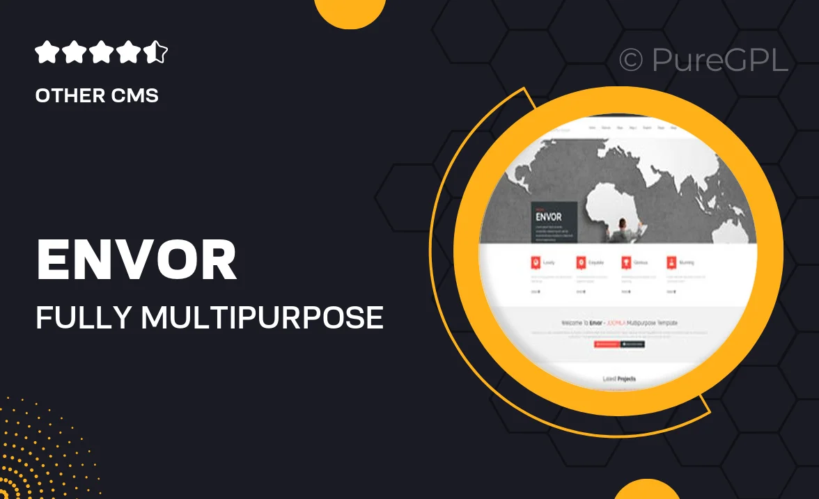 Envor – Fully Multipurpose Joomla Template