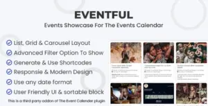 Eventful Pro – Events Showcase For The Events Calendar