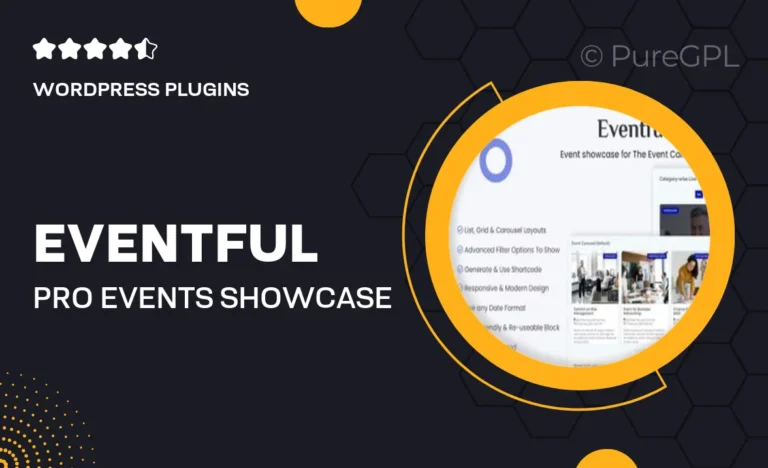 eventful pro events showcase for the events calendar