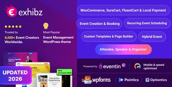 exhibz event conference wordpress theme 1