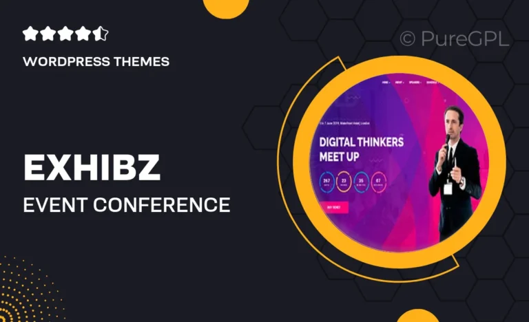 exhibz event conference wordpress theme