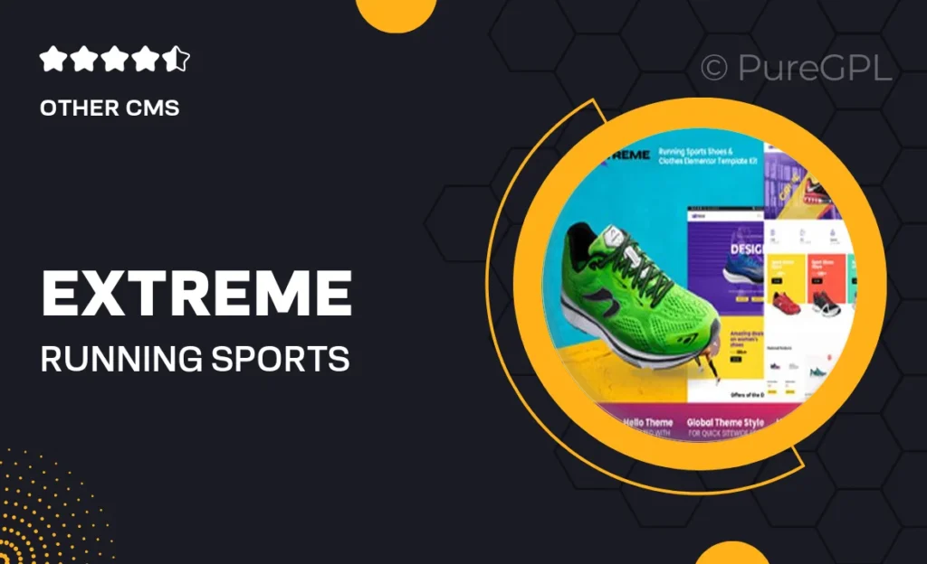 Extreme – Running Sports Shoes & Clothes Elementor Template Kit 57 Extreme – Running Sports Shoes & Clothes Elementor Template Kit