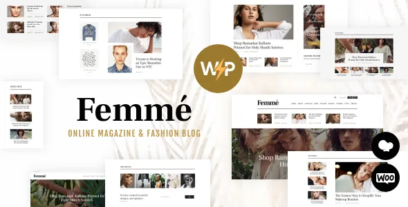 femme an online magazine fashion blog wordpress theme rtl 1