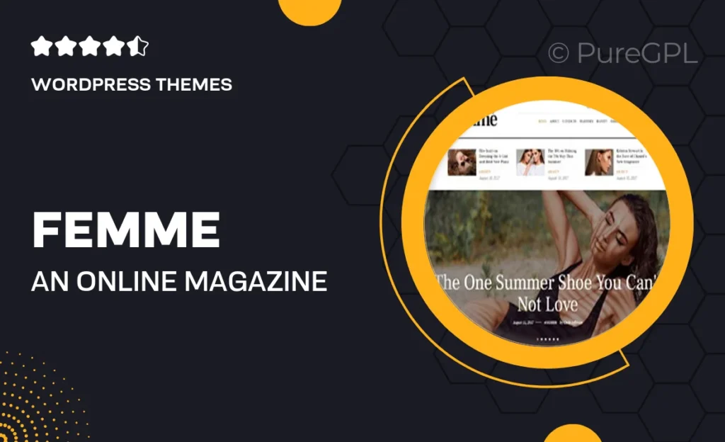 Femme – An Online Magazine & Fashion Blog WordPress Theme + RTL 43 Femme – An Online Magazine & Fashion Blog WordPress Theme + RTL