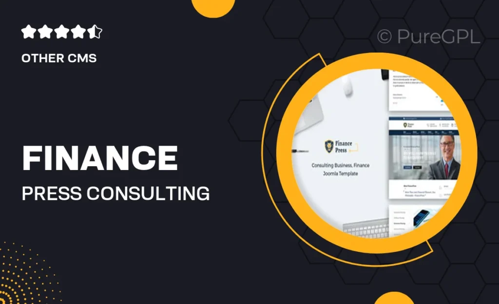 Finance Press – Consulting Business Joomla Theme