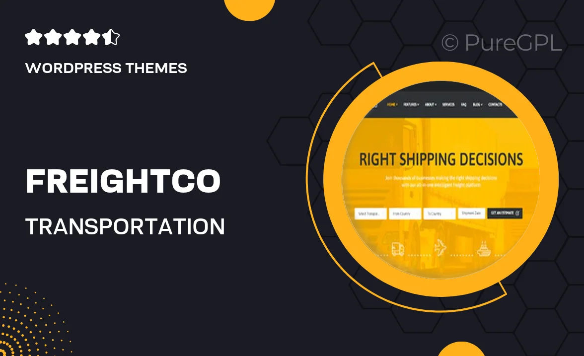 FreightCo | Transportation & Warehousing Shipping WordPress Theme