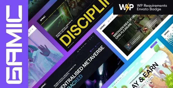 gamic metaverse gaming crypto wordpress theme 1
