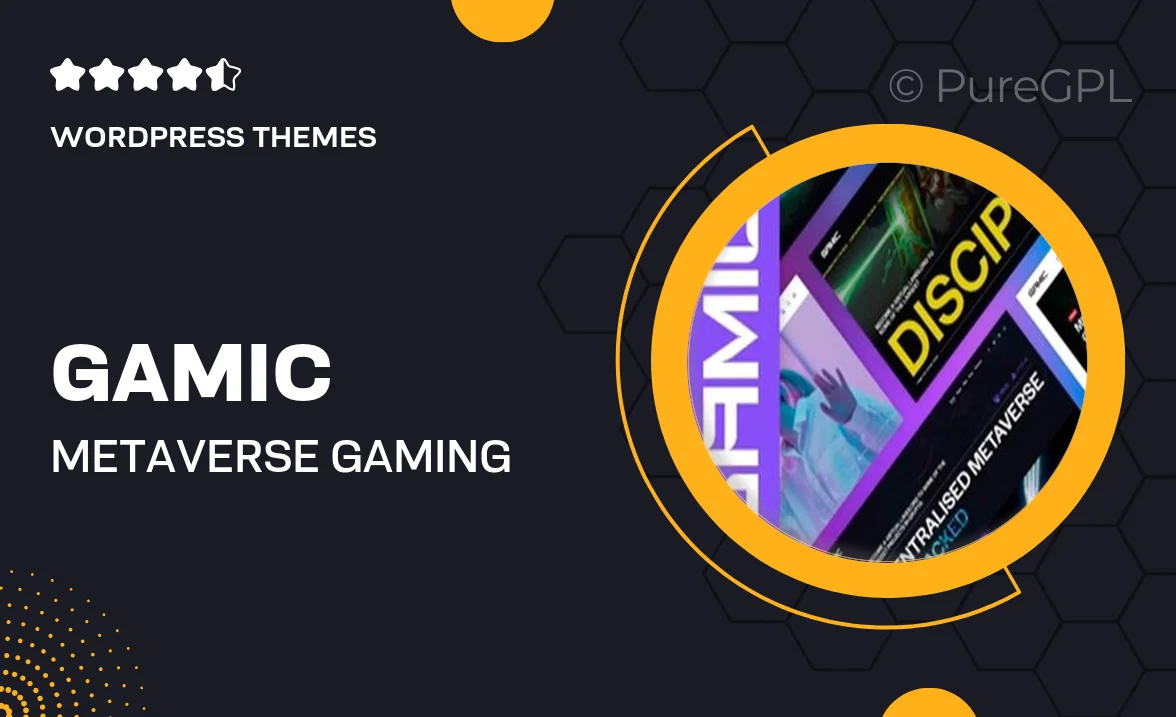 Gamic – Metaverse Gaming & Crypto WordPress Theme