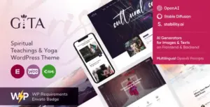 Gita – Spiritual Teachings & Yoga WordPress Theme