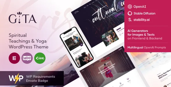 Gita – Spiritual Teachings & Yoga WordPress Theme