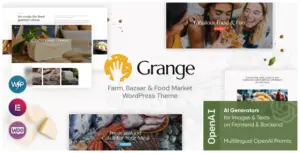 Grange – Farm, Bazaar & Food Market WordPress Theme