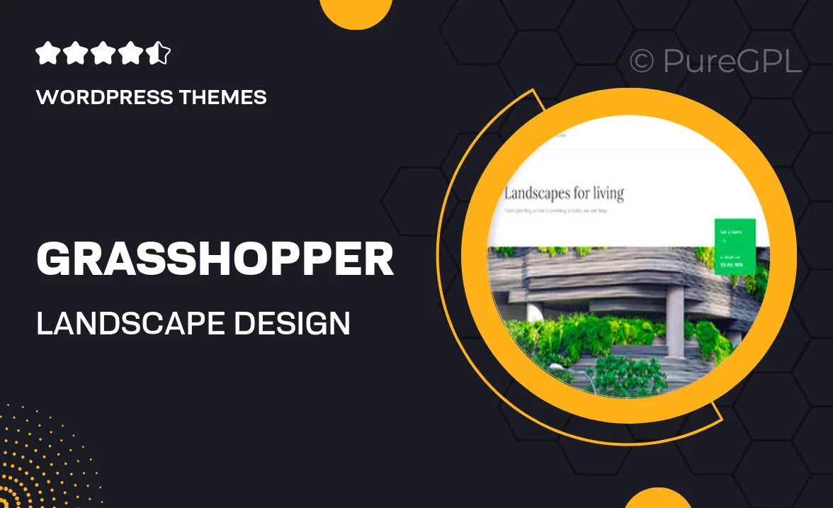 Grasshopper – Landscape Design and Gardening Services WP Theme
