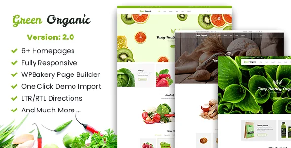 greenorganic woocommerce wordpress theme 1