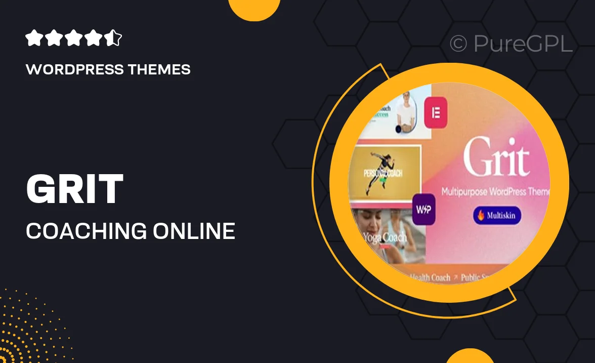 Grit – Coaching & Online Courses Multiskin WordPress Theme