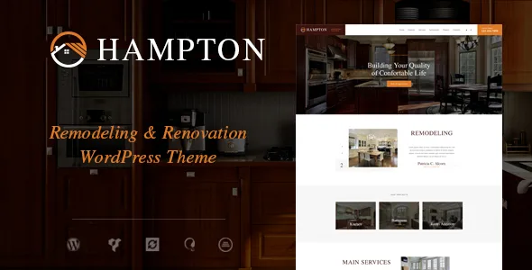hampton home design and renovation wordpress theme 1