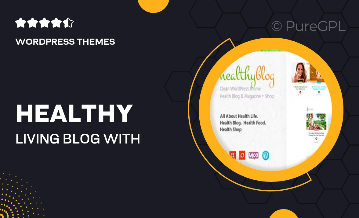 Healthy Living – Blog with Online Store WordPress Theme