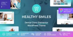 Healthy Smiles – Dental WordPress Theme