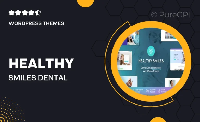 healthy smiles dental wordpress theme