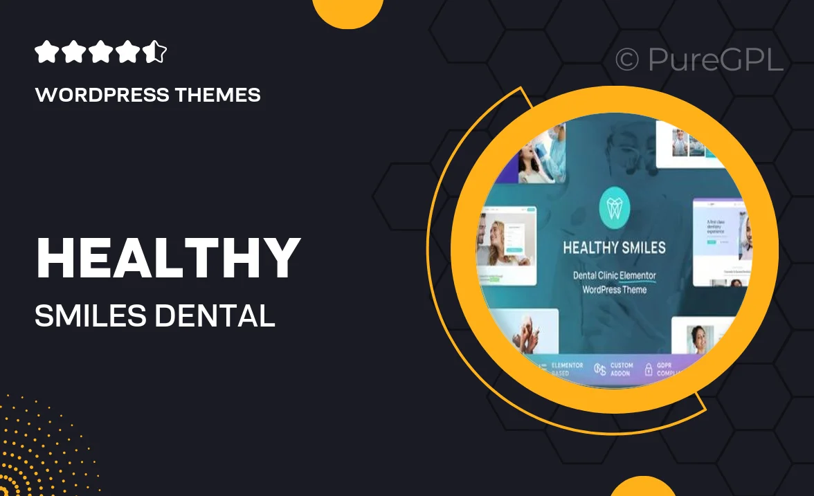 Healthy Smiles – Dental WordPress Theme