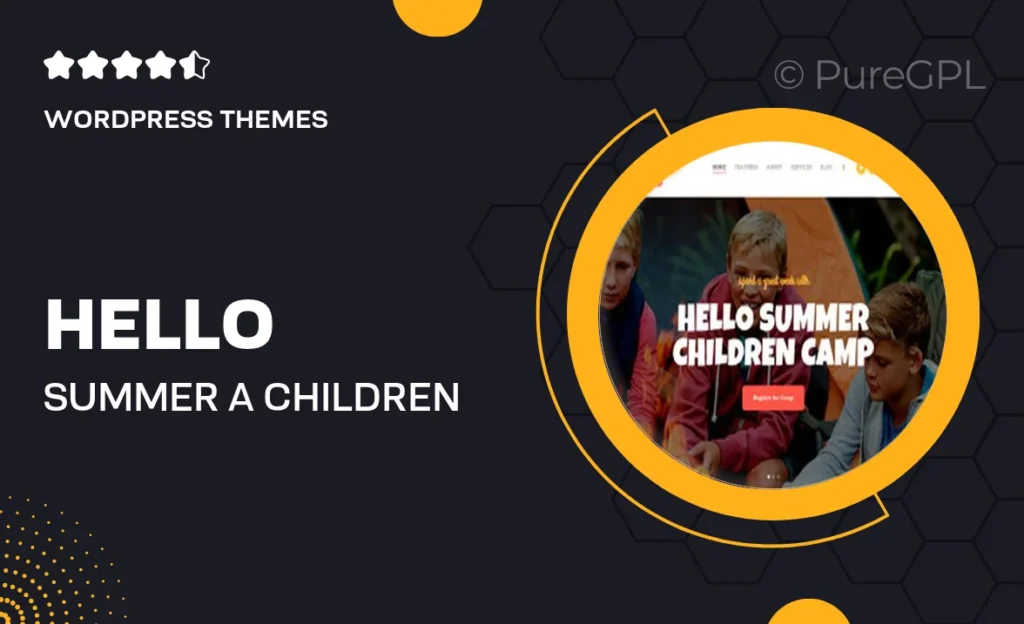 Hello Summer | A Children Holiday Camp WordPress Theme 34 Hello Summer | A Children Holiday Camp WordPress Theme