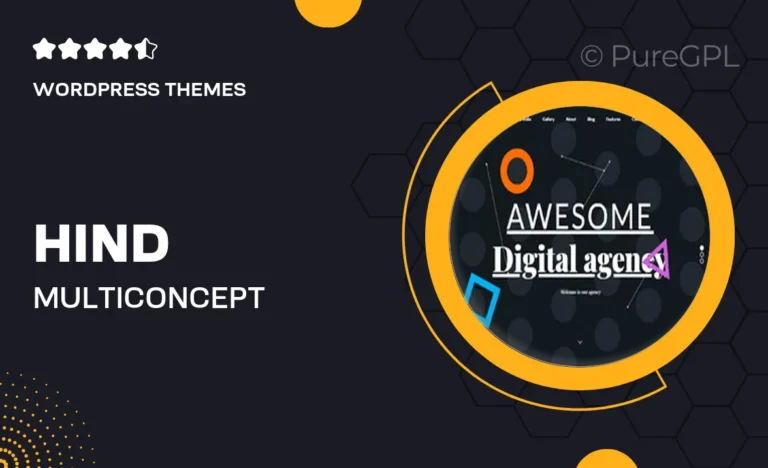 hind multi concept portfolio photography wordpress theme