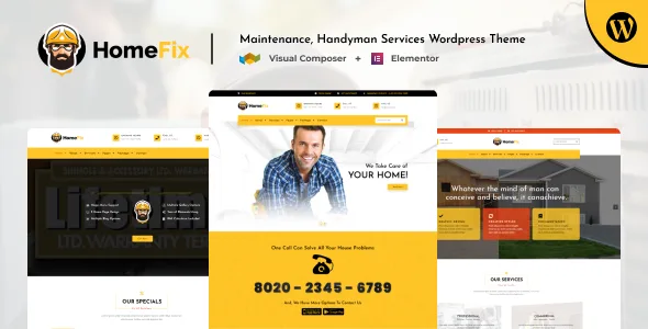 home fix maintenance handyman services theme 1