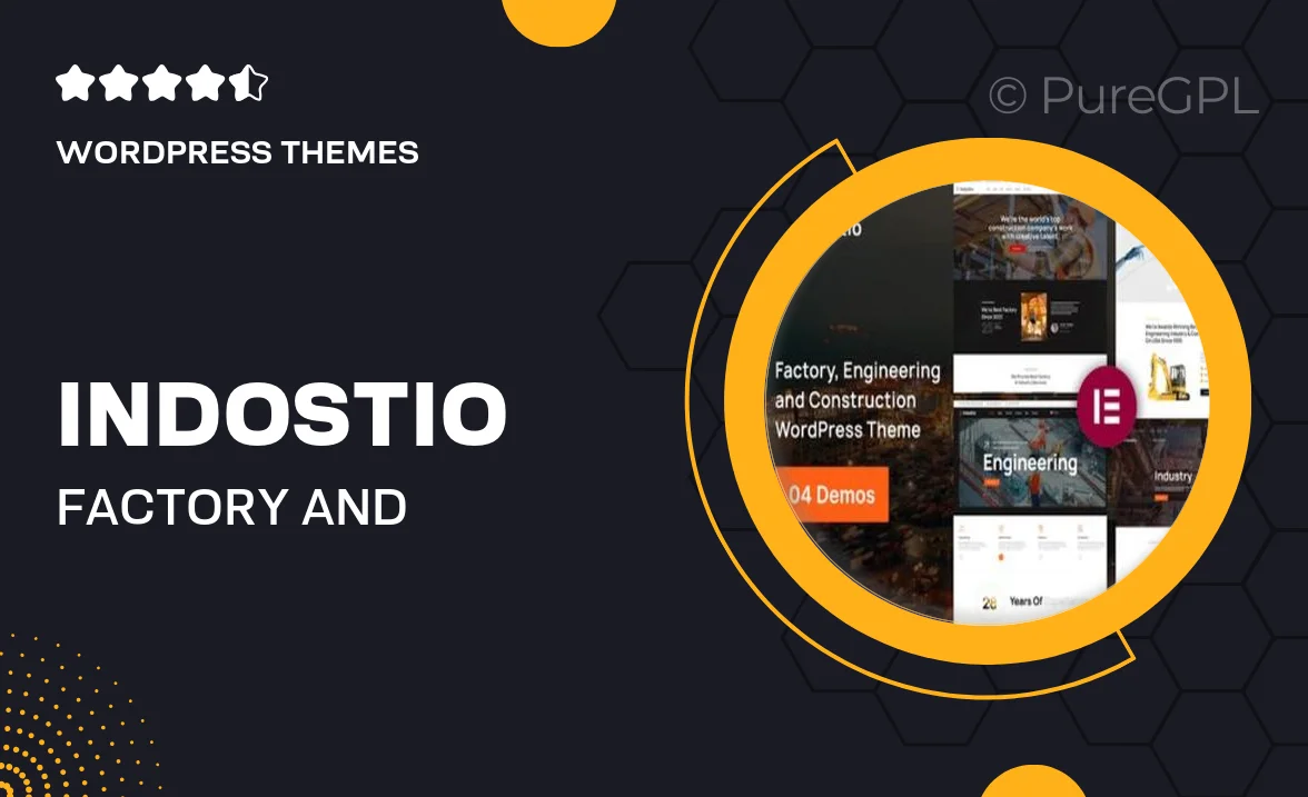 Indostio – Factory and Manufacturing WordPress Theme