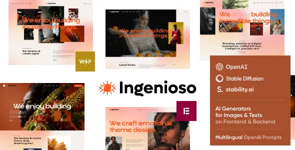 ingenioso creative wordpress theme 1