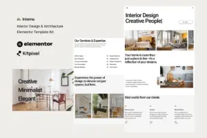 Interna – Interior Design Architecture Elementor Template Kit
