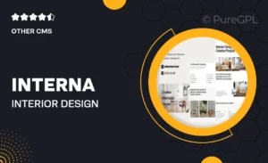 Interna – Interior Design Architecture Elementor Template Kit
