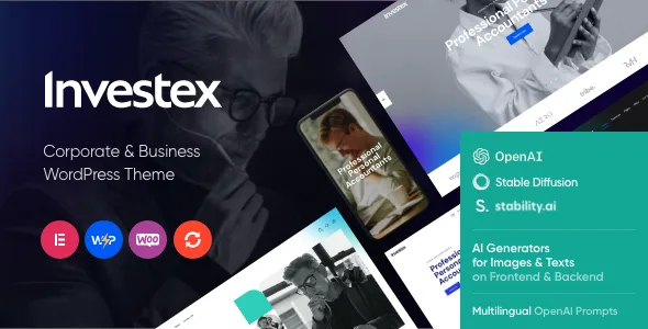 Investex – Corporate Business & Accounting WordPress Theme