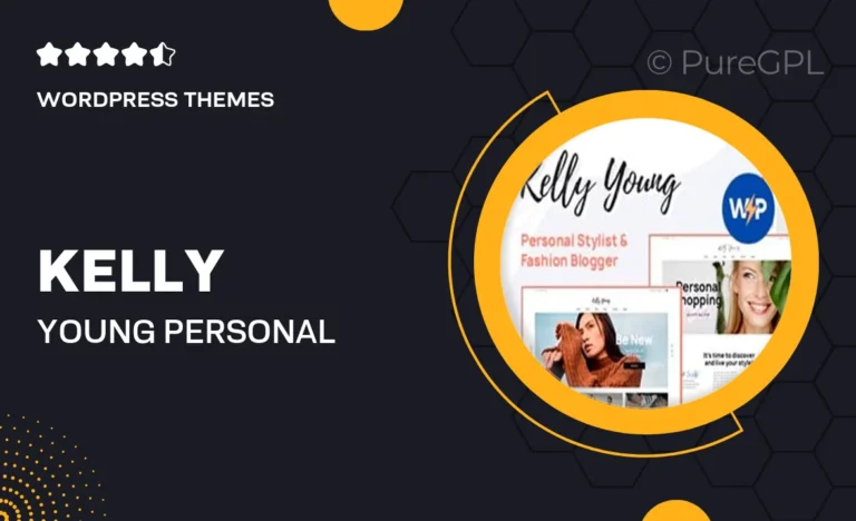 kelly young personal stylist wordpress theme