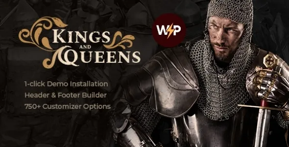 kings queens historical war medieval reenactment wordpress theme 1