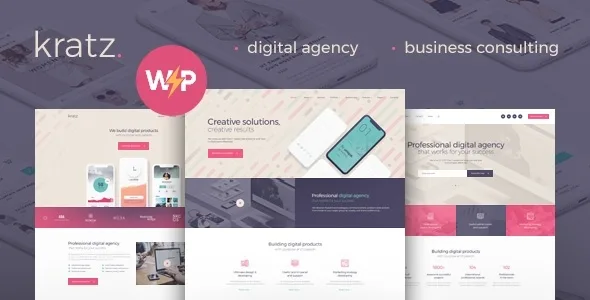 kratz digital agency marketing and seo wordpress theme 1