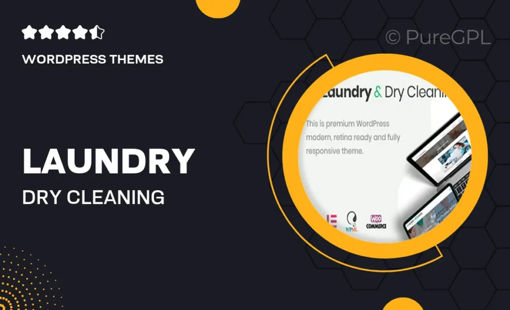 Laundry, Dry Cleaning Services WordPress Theme 57 Laundry, Dry Cleaning Services WordPress Theme