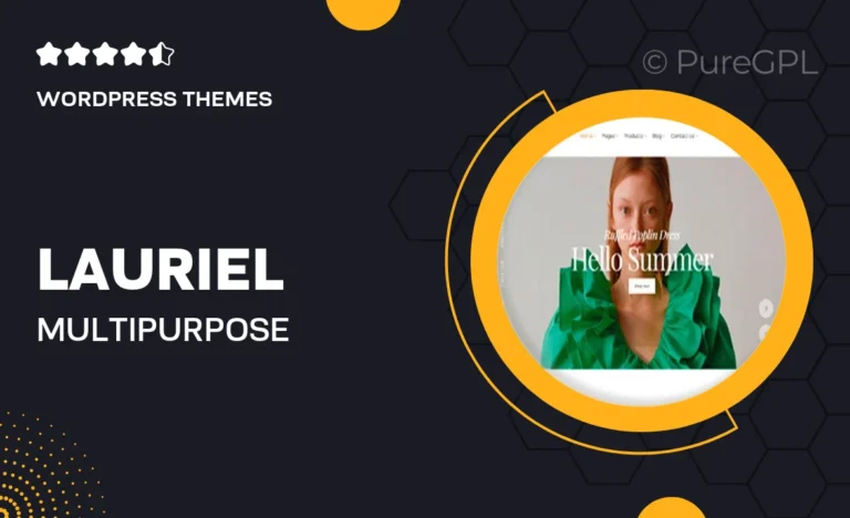 lauriel multipurpose woocommerce theme