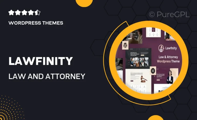 lawfinity law and attorney wordpress theme