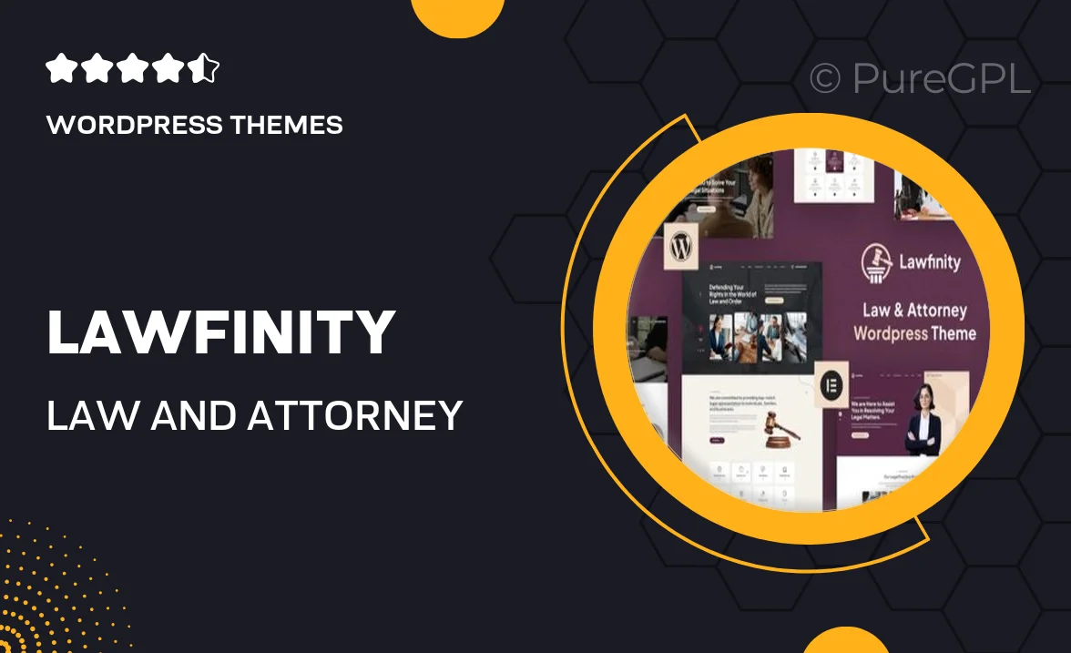 Lawfinity – Law and Attorney WordPress Theme