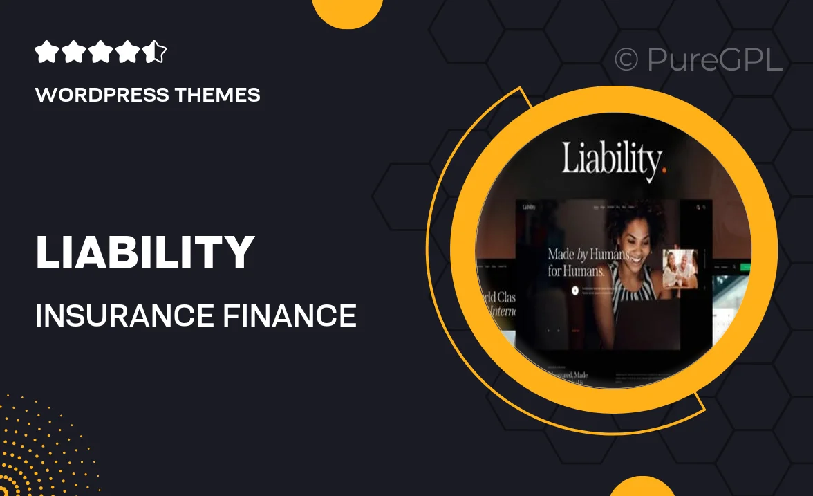 Liability – Insurance & Finance WordPress Theme