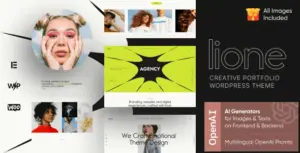 Lione – Personal Portfolio for Creatives WordPress Theme